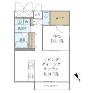 1LDK Mansion in Nishiazabu - Minato-ku Floorplan