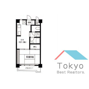 1DK Mansion in Arai - Nakano-ku Floorplan