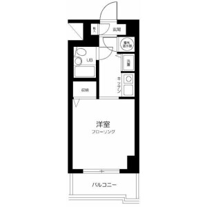 1K Mansion in Futago - Kawasaki-shi Takatsu-ku Floorplan
