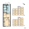 1K Apartment to Rent in Kitakyushu-shi Kokurakita-ku Floorplan