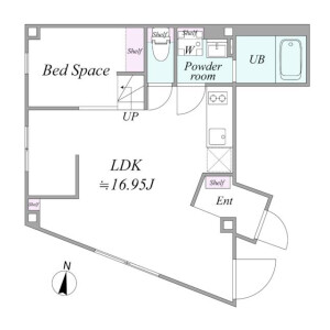 1LDK Mansion in Sekibara - Adachi-ku Floorplan