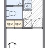 1K Apartment to Rent in Nishinomiya-shi Floorplan