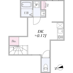 1DK Apartment in Sakuragawa - Itabashi-ku Floorplan