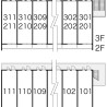 1K Apartment to Rent in Kasukabe-shi Layout Drawing