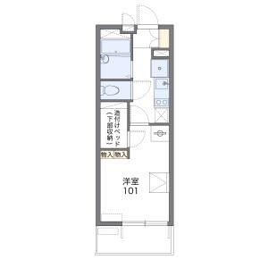 1K Mansion in Tsukimicho - Kyoto-shi Shimogyo-ku Floorplan