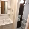 足立区出租中的1K公寓 盥洗室