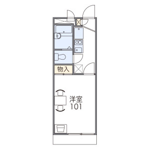 1K Mansion in Fukakusa shokakucho - Kyoto-shi Fushimi-ku Floorplan