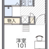 町田市出租中的1K公寓 楼层布局