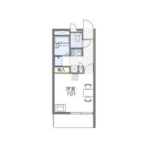 1K Apartment in Nakamachi - Machida-shi Floorplan