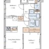 2LDK Apartment to Rent in Kita-ku Floorplan