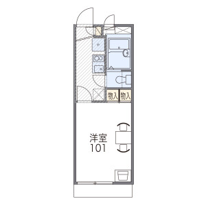 1K Apartment in Bamba - Otsu-shi Floorplan