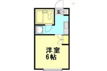 神戶市東灘區出租中的1R公寓大廈 房屋格局
