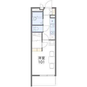 1K Mansion in Heian - Nagoya-shi Kita-ku Floorplan