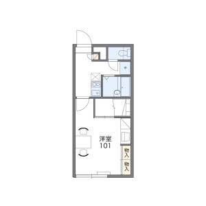 1K Apartment in Motomachi2-jo higashi - Iwamizawa-shi Floorplan