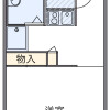 1K Apartment to Rent in Asaka-shi Floorplan