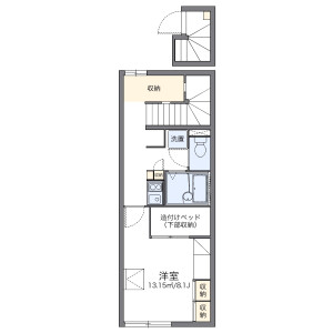 1K Apartment in Nisshincho - Fuchu-shi Floorplan