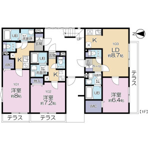 1LDK Mansion in Megurohoncho - Meguro-ku Floorplan