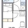 1K Apartment to Rent in Saitama-shi Kita-ku Floorplan