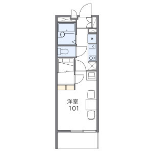 1K Apartment in Miyaharacho - Saitama-shi Kita-ku Floorplan