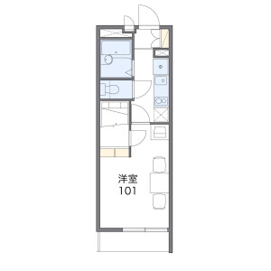 1K Mansion in Ishida oyamacho - Kyoto-shi Fushimi-ku Floorplan