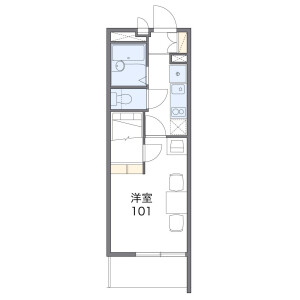 1K Mansion in Yachiyodai kita - Yachiyo-shi Floorplan
