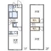 2DK Apartment to Rent in Kokubunji-shi Floorplan