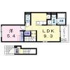 1LDK Apartment to Rent in Katsushika-ku Floorplan