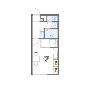 1K Apartment in Maeda 7-jo - Sapporo-shi Teine-ku Floorplan