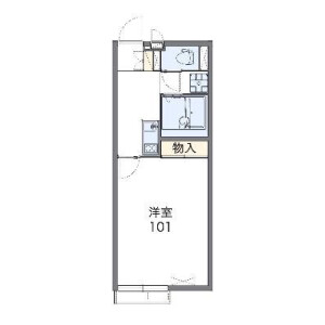 1K Apartment in Mihashi - Saitama-shi Nishi-ku Floorplan