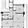 3DK Apartment to Rent in Yabu-shi Floorplan