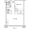 1LDK Apartment to Rent in Amagasaki-shi Floorplan