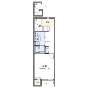 1K Apartment in Minamino - Hachioji-shi Floorplan