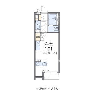 1R Apartment in Innai - Funabashi-shi Floorplan