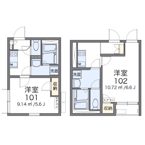 1K Apartment in Kanamecho - Toshima-ku Floorplan