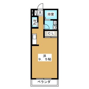1R Mansion in Midorigaoka - Meguro-ku Floorplan