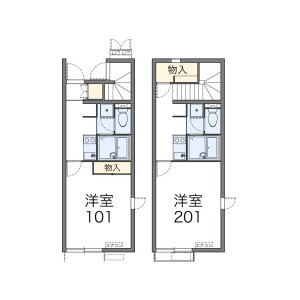1K Apartment in Nakamachi - Machida-shi Floorplan