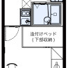 1K Apartment to Rent in Kikugawa-shi Floorplan