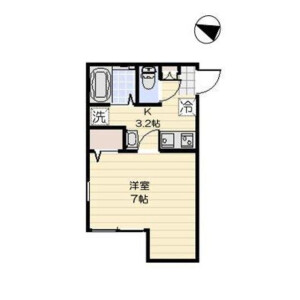 1K 아파트 in Shiba - Kawaguchi-shi Floorplan