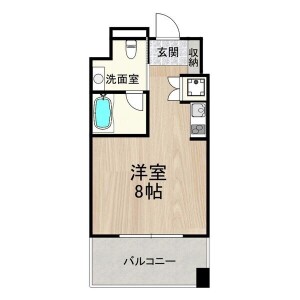 1R Mansion in Itachibori - Osaka-shi Nishi-ku Floorplan