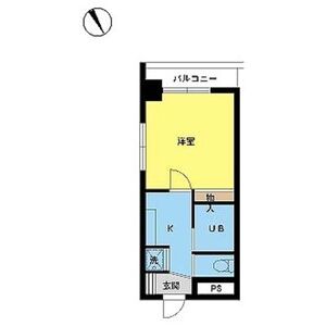 1K Mansion in Mita - Minato-ku Floorplan