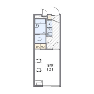 1K Apartment in Nakacho - Toda-shi Floorplan