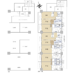Whole Building Mansion in Chodo - Higashiosaka-shi Floorplan