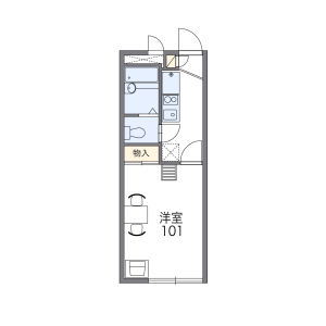 1K Apartment in Imai minamicho - Kawasaki-shi Nakahara-ku Floorplan