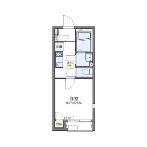 1K Apartment in Kaminoge - Setagaya-ku Floorplan