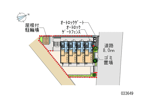 1K 아파트 to Rent in Shinagawa-ku Floorplan