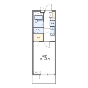 1K Mansion in Kamijima - Hamamatsu-shi Chuo-ku Floorplan