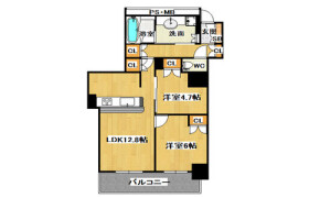 2LDK Mansion in Enokojima - Osaka-shi Nishi-ku