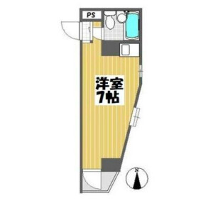1R Mansion in Nakane - Meguro-ku Floorplan