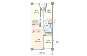 3LDK Mansion in Mita - Kawasaki-shi Tama-ku