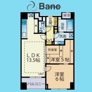 2LDK Mansion in Ikejiri - Setagaya-ku Floorplan